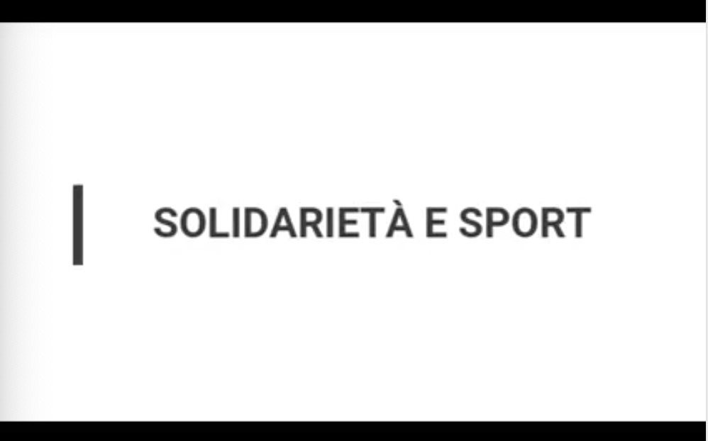 Evento Wikisolidarietà e Associazione LIFE - Solidarietà e sport